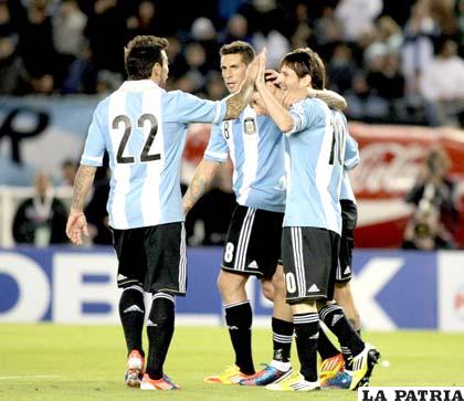 La selección argentina pretende mantener su mejor momento