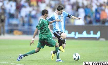 Lionel Messi no pudo aportar con sus goles a la selección argentina