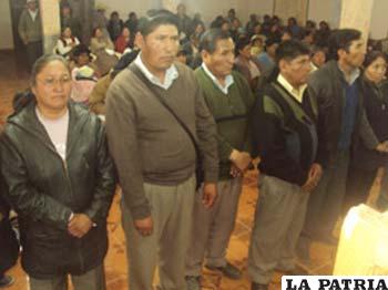 Posesionaron al nuevo directorio de la Federación de Comerciantes Minoristas de Oruro