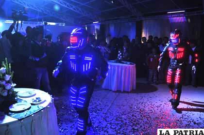 Los Led Dance ofrecieron un espectáculo singular