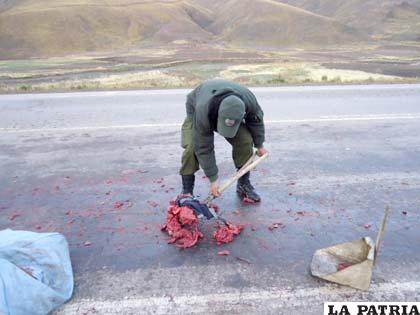 Fue difícil la labor que realizaron los policías