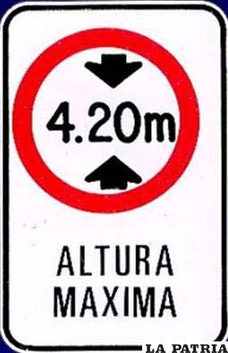 Esta señal se la ve especialmente en pasarelas