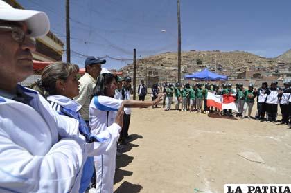 La promesa deportiva a cargo de Patricia Aguilar, de Oruro 