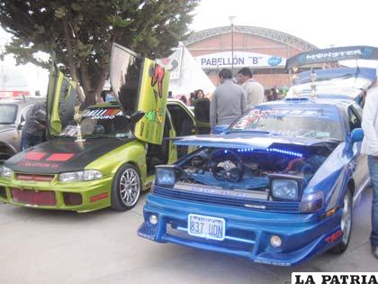 Los autos tuning fueron una gran atracción