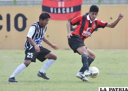 En el partido de ida Oruro Royal venció por 2-1 en La Paz (foto: APG)