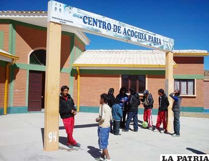 Centro de Acogida Paria donde alberga a 14 adolescentes 