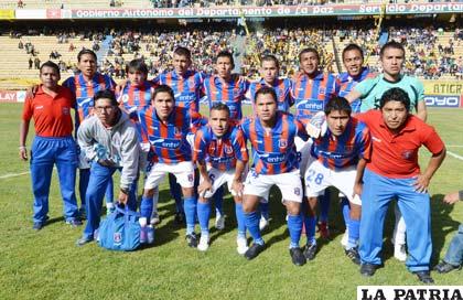 El equipo de La Paz FC con un futuro incierto (foto: APG)
