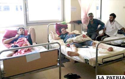 Los detenidos se recuperan en un hospital de la localidad de Itauguá a 35 kilómetros de Asunción del Paraguay