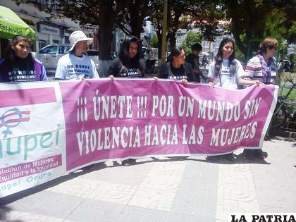 Mujeres de Amupei se encuentran movilizadas