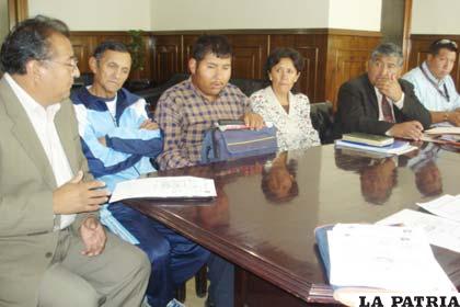 Durante la reunión del Consejo Departamental del Deporte