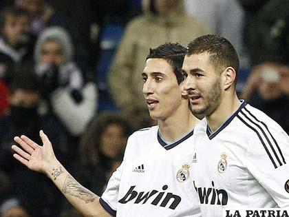 Ángel Di María y José Callejón goleadores de Real Madrid