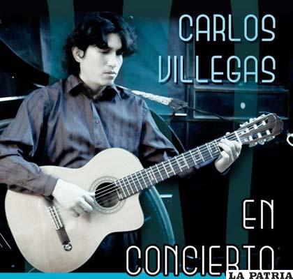 La inspiración de una guitarra y una voz, Carlos Villegas