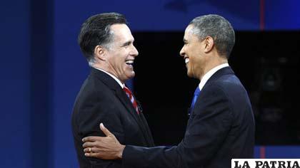 Barack Obama y Mitt Romney compartieron un almuerzo /eldiario.es
