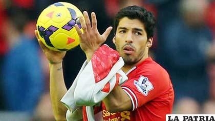 Luis Suárez, delantero uruguayo