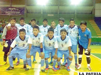 La selección de Oruro que participó en nacional de Bermejo