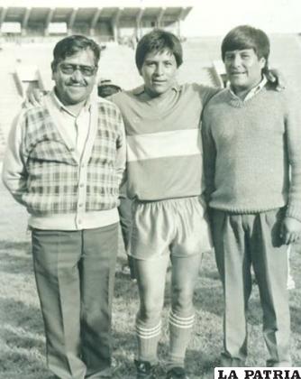 Max Paco, Juan y su hermano Hugo Paco Pinto