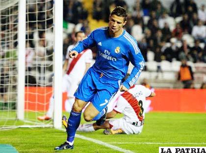 Cristiano Ronaldo hizo doblete ante el Rayo Vallecano
