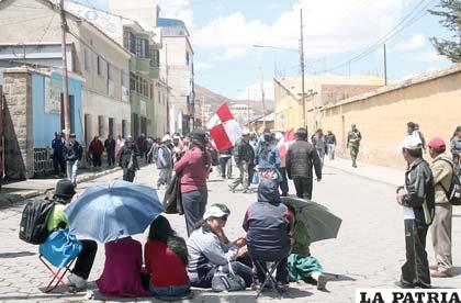 El paro fue contundente en Potosí