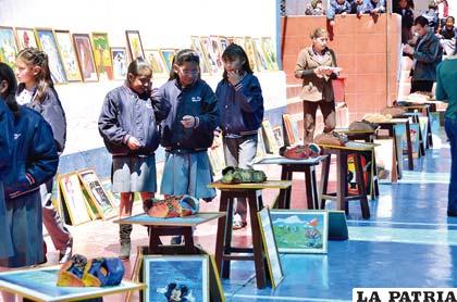 Estudiantes del colegio San Miguel demostraron sus dotes artísticos