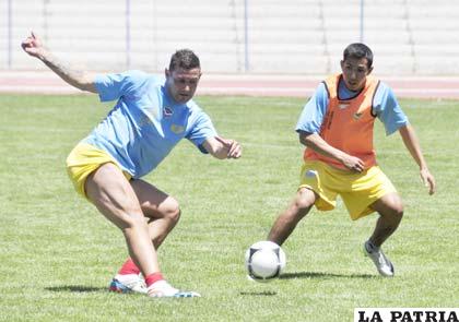 Los “santos” entrenaron ayer por la mañana en el estadio “Bermúdez”