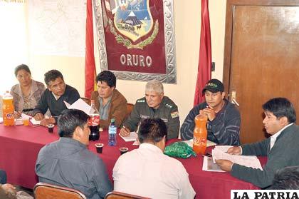 Reunión interinstitucional para tratar el incremento de tarifas
