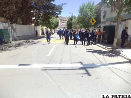 Calle Baptista y otras aledañas fueron asfaltadas