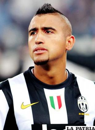 Arturo Vidal, con baja por lesión