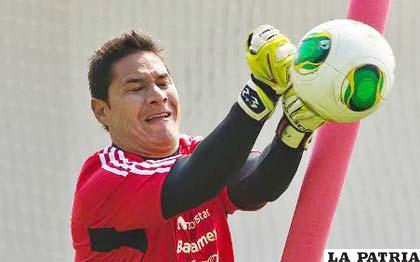 Moisés Muñoz, arquero de la selección mexicana