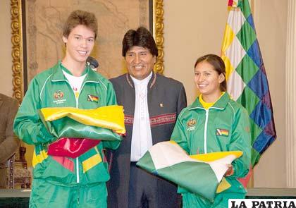 Carlos Keller fue elegido abanderado de la delegación boliviana