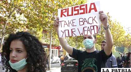 Albaneses no permitirán desarme químico sirio en su territorio