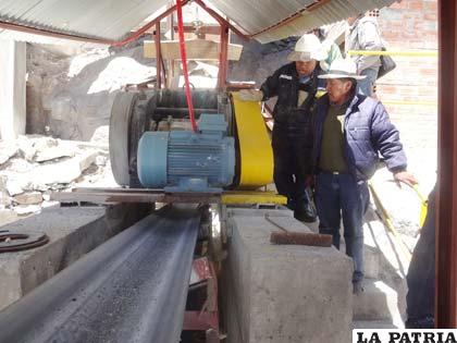 Inspección en la planta de azufre en Capurata