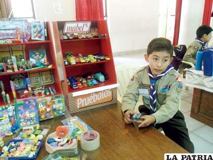 Colecciones de scouts en la Casa Municipal de Cultura “Javier Echenique”