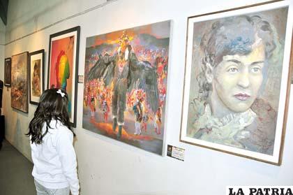Obras pictóricas de artistas nacionales