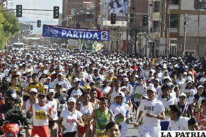 La competencia se iniciará en la avenida 6 de Agosto 