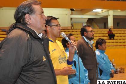 Durante la inauguración del certamen nacional