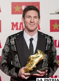 Messi con la Bota de Oro