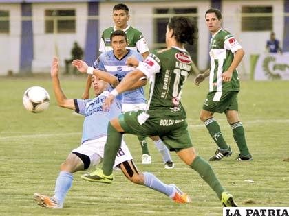 Oriente llega al partido del domingo luego de vencer a Aurora 2-1 en Cochabamba