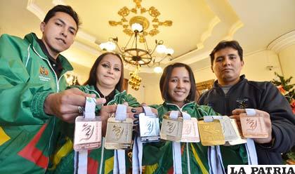 Billaristas bolivianos que lograron medallas