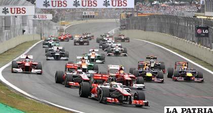 Durante la realización del Gran Premio de Brasil en Interlagos