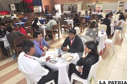 Ofertantes y demandantes dialogaron sobre sus negocios