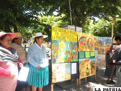Mujeres denuncian los actos de violencia que se cometen hacia la Madre Tierra