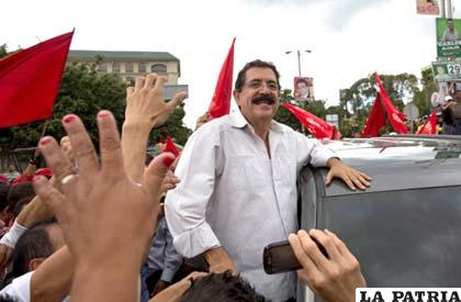 Manuel Zelaya, expresidente hondureño y coordinador del Partido Libertad y Refundación