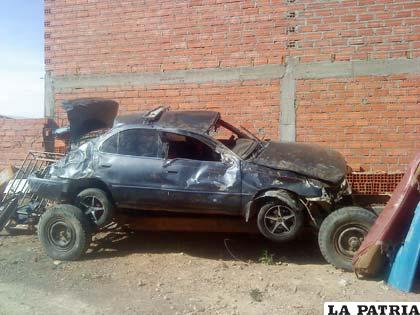 El motorizado siniestrado en un garaje de la ciudad