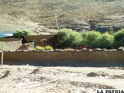 La casa en la comunidad de Aco Aco