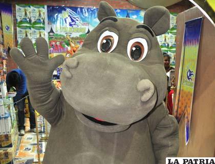 Mascota de RWC, representante de productos Princesa