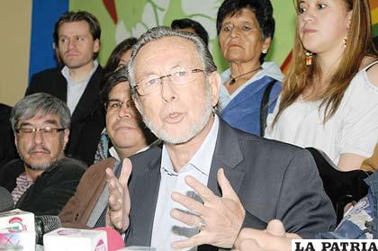 Juan del Granado, jefe político del Movimiento Sin Miedo