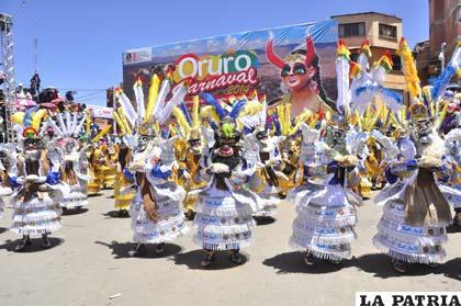 Una estampa del Carnaval de Oruro