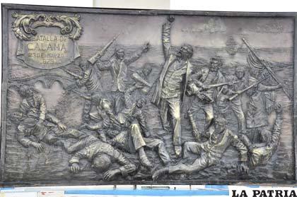 Representación de la Batalla de Calama