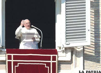 Papa Francisco  preocupado por el sufrimiento a los débiles