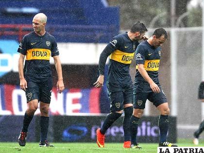 La molestia de los jugadores de Boca por la derrota ante San Lorenzo